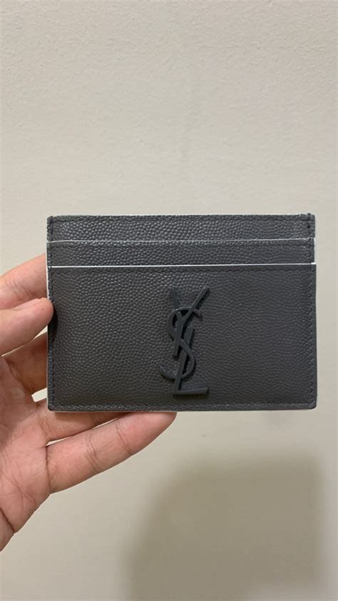 ysl card and coin holder|ysl card holder used.